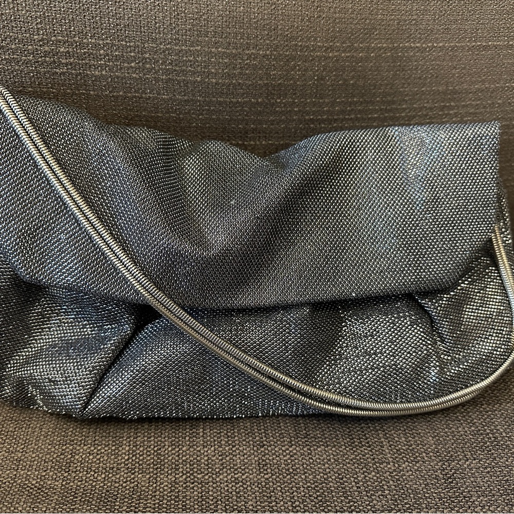 NWOT BCBG Pewter Clutch